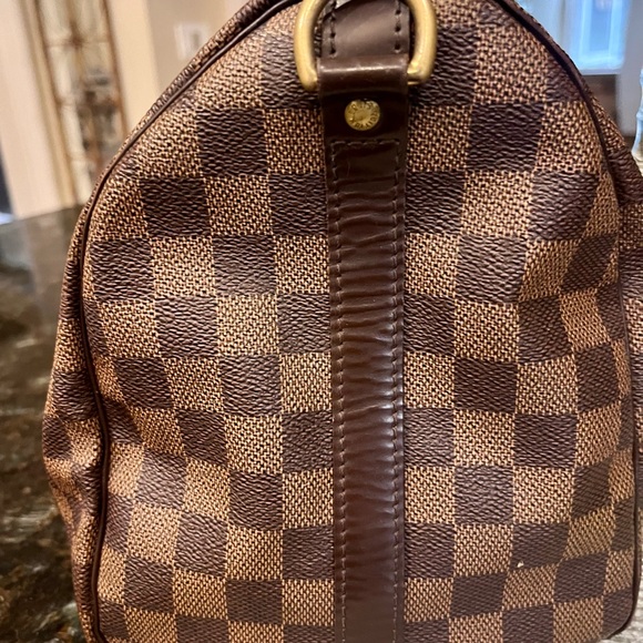 Louis Vuitton Speedy Bandoulière 30 Damier Ebene - 💯 Authentic- 2012 - Picture 14 of 16